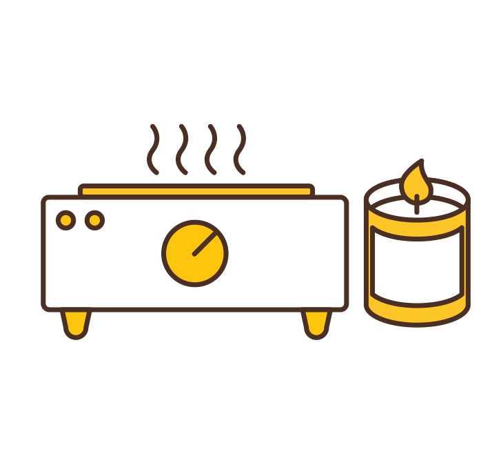icon of a candle