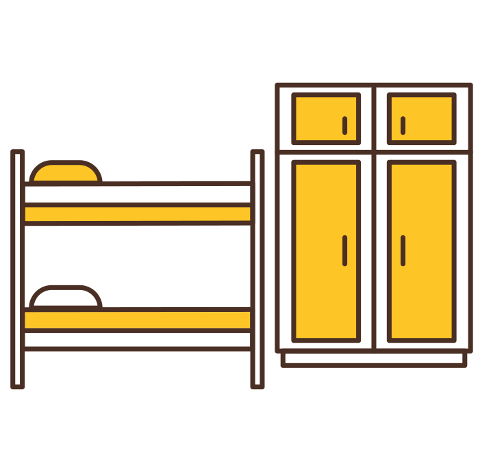 icon of a bed