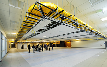 NCAR supercomputing center interior wide shot