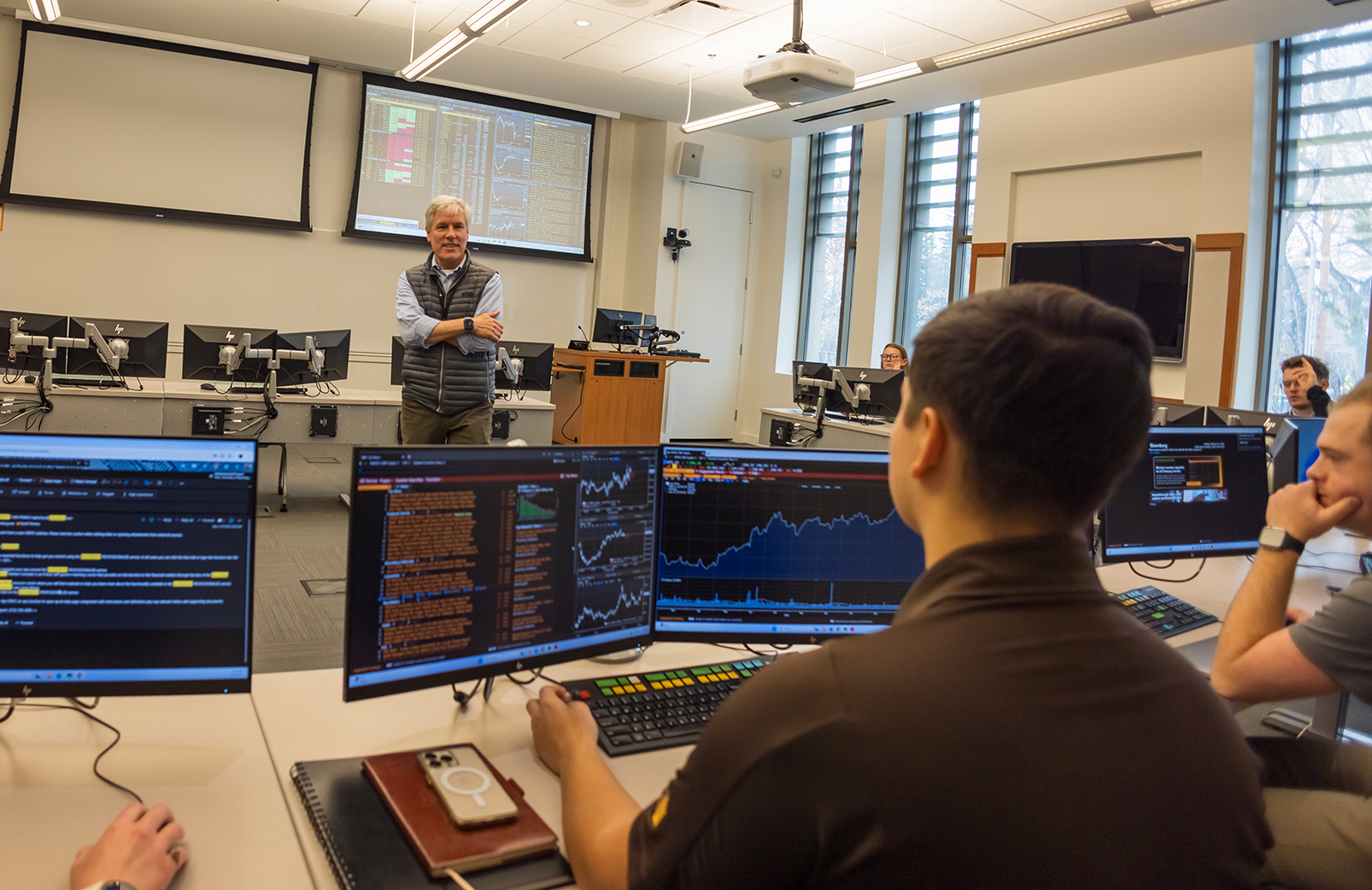 Faculty teaching students