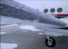 image1 photo of ice accumulation on the wing of a plane