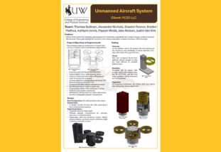 poster for unmanned aircraft system project