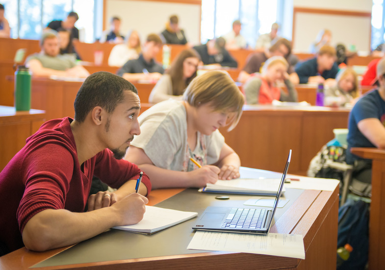 Students in a class