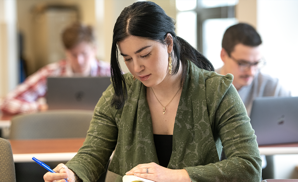 Student Studying