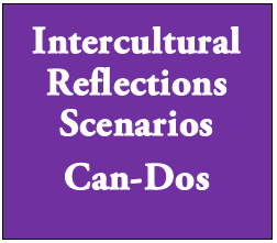 button linking to intercultural reflections scenarios 