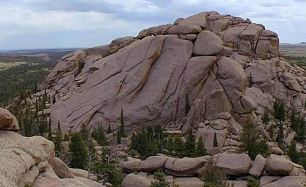 Rock formations at Vedauwoo