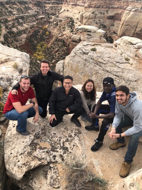 People from Gomelsky Lab Hiking