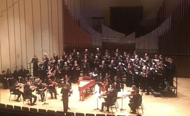 Choir performance in Concert Hall