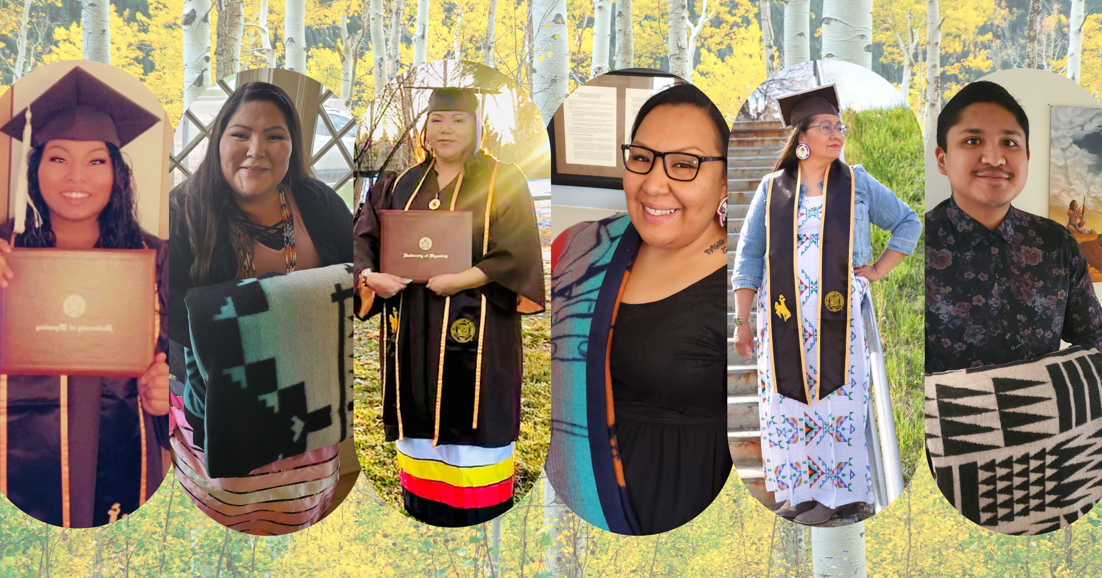 picture collage of graduates 