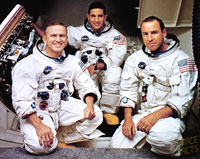 Three astronauts