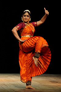 woman in traditional dance Indian dance costume