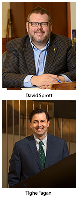 Headshot of David Sprott and Tighe Fagan David Sprott and Tighe Fagan