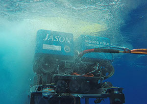 underwater equipment seen underwater