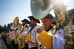 marching band performing