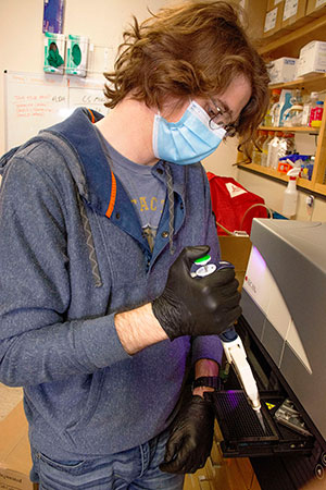 man working in a lab