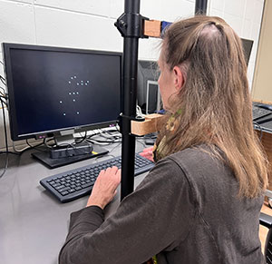 person working at computer