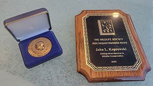 award medal and plaque