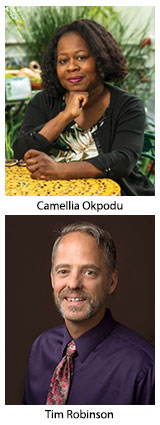 Camellia Okpodu and Tim Robinson