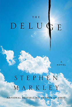 book cover with clouds on it