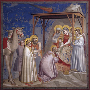 photo of painting of the adoration of the magi