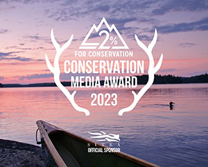 image for award with mountain lake and sunset