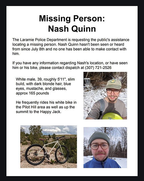 missing person flyer