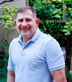 man standing outside