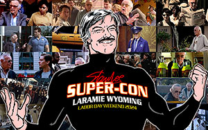graphic of Stan Lee images