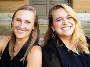 two women