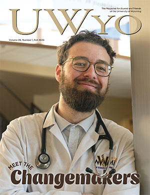 magazine cover with a picture of a man with a stethoscope on it