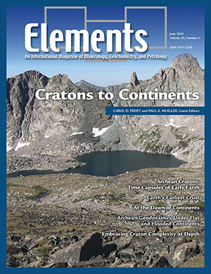 magazine cover with mountains on it