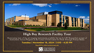 poster for tour featuring exterior of building