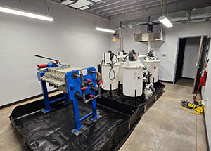 large piece of machinery in a room