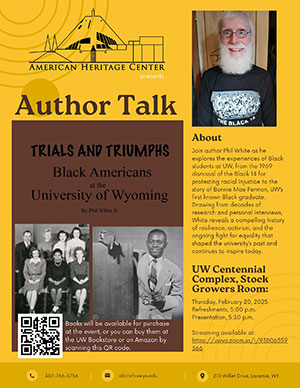 flyer for talk with photos and description of topic