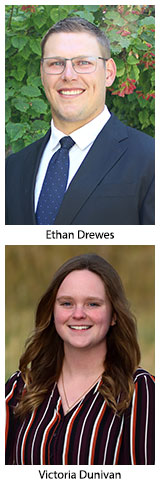 Ethan Drewes and Victoria Dunivan