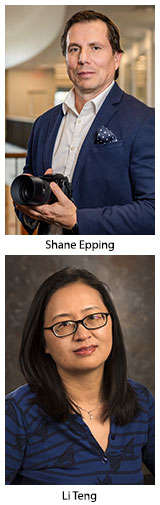 Shane Epping and Li Teng