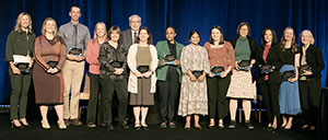 group of people posing together