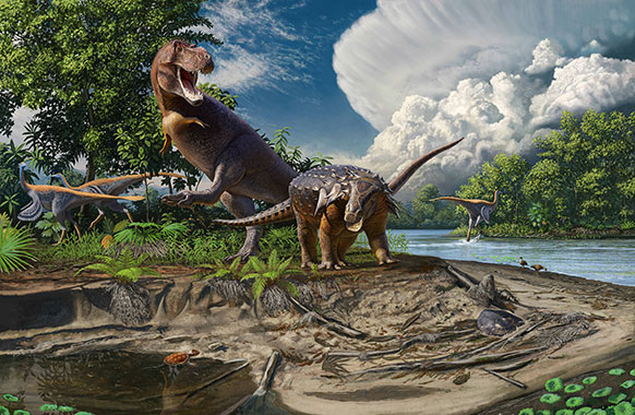 illustration of dinosaurs