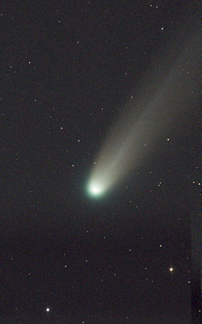 comet in space