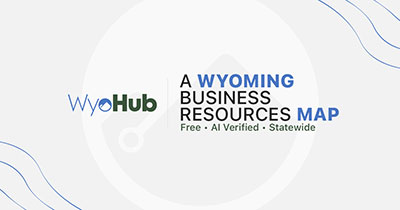 graphic logo for WyoHub