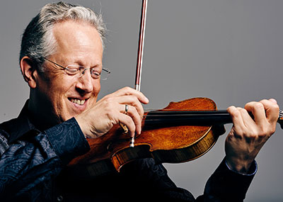 man playing a violin