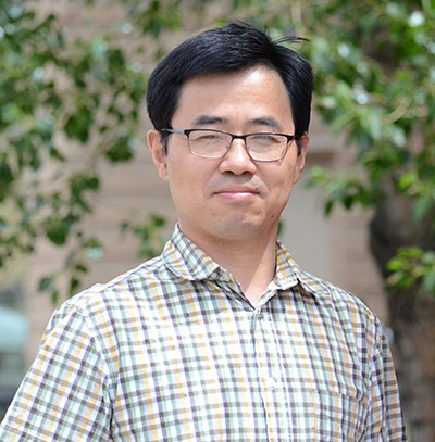 man standing outside