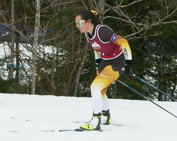 woman Nordic skiing