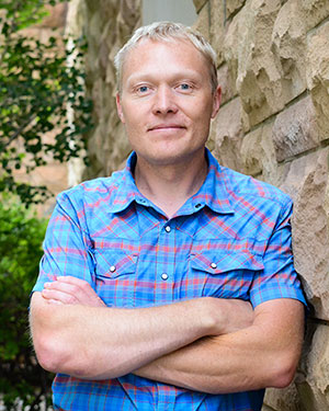 man standing outside