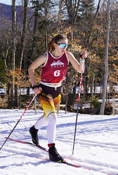 woman Nordic skiing