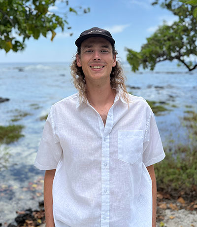 man standing outside