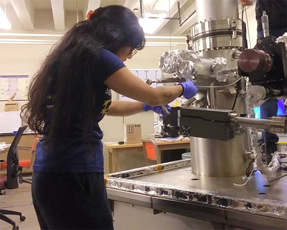 woman working in a lab