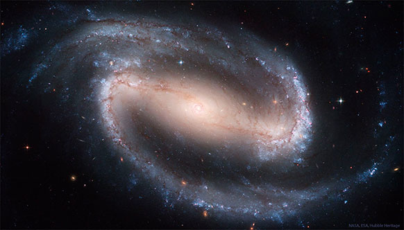 spiral swirl of matter around a black hole