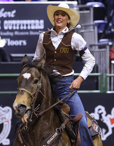 woman on a horse