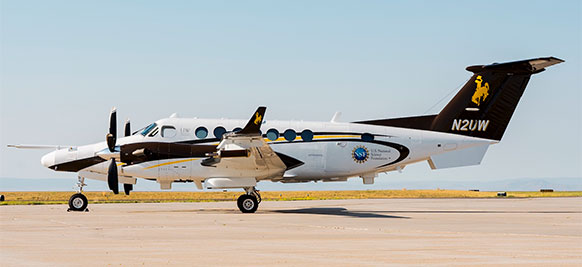 propeller aircraft on runway